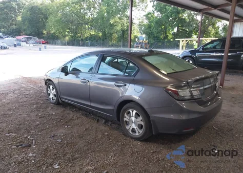 2015 Honda Civic Hybrid from USA, damaged, VIN 19XFB4F26FE000718